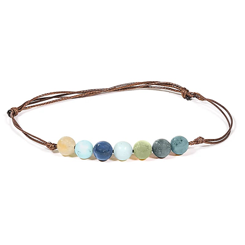 Amazonite Bracelet – Adjustable Calming Gemstone (6mm Beads)