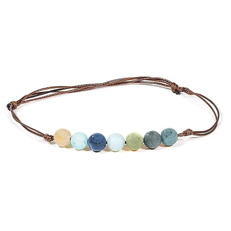 Amazonite Bracelet – Adjustable Calming Gemstone (6mm Beads) PowerfulHand