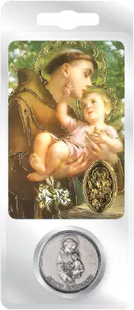 Saint Anthony Pocket Token & Prayer Card CBC Distributors