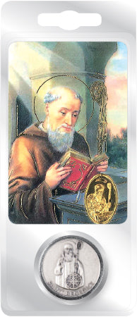Saint Benedict Pocket Token & Prayer Card