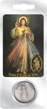 Divine Mercy Pocket Token & Prayer Card PowerfulHand