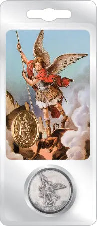 Saint Michael Pocket Token & Prayer Card CBC Distributors