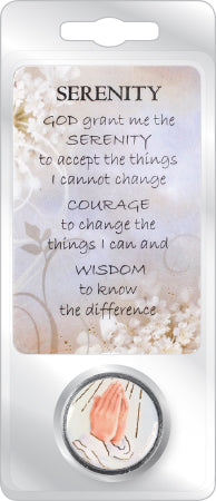 Serenity Prayer Pocket Token & Prayer Card
