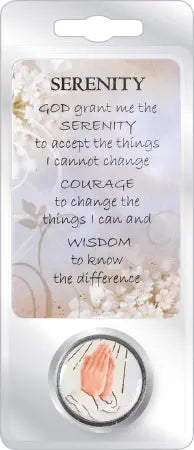 Serenity Prayer Pocket Token & Prayer Card PowerfulHand