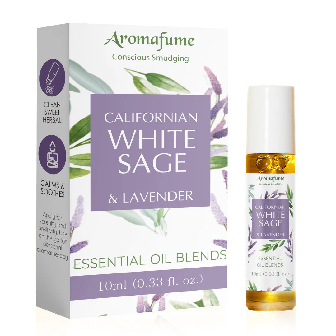 White Sage & Lavender Essential Oil Roll-On (10ml)
