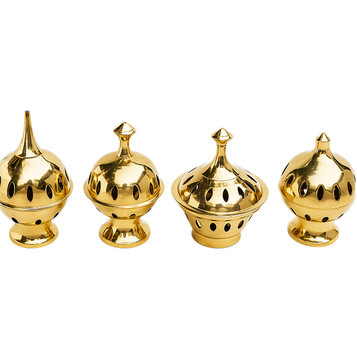 Petit brûleur d'encens en laiton