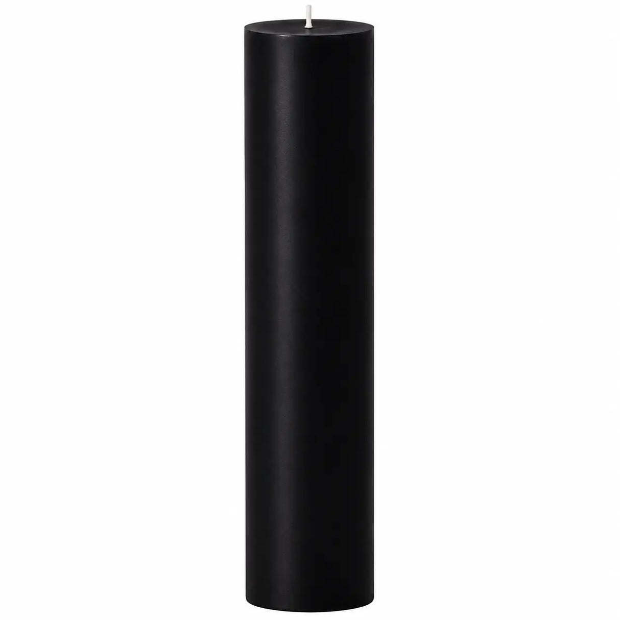 Black Pillar Candle (2x12") Powerfulhand.com