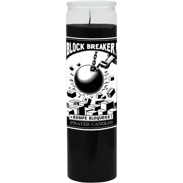 Block Breaker Crusader Candle Powerfulhand.com