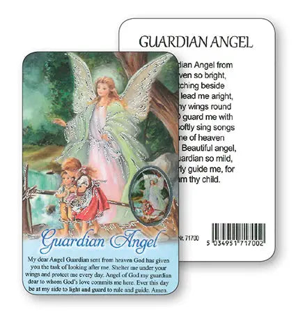Guardian Angel Prayer Card PowerfulHand