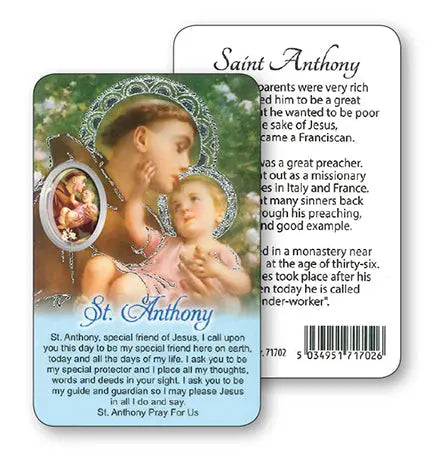 Saint Anthony Prayer Card CBC Distributors