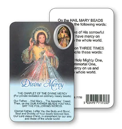 Divine Mercy Prayer Card PowerfulHand