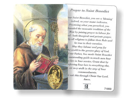 Prayer Card - Saint Benedict