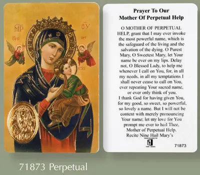 Prayer Card - Perpetual Help CBC Distributors