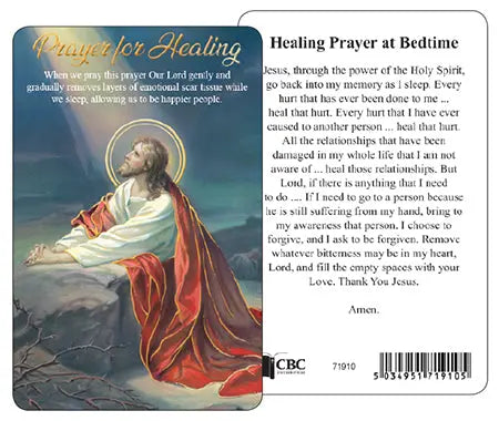 Prayer Card - Prayer For Healing CBC Distributors