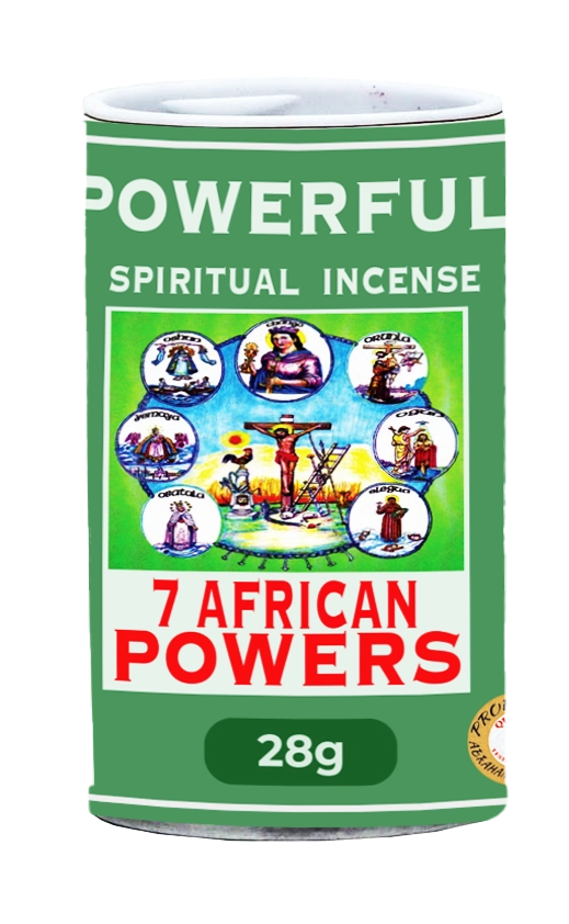 7 pó de incenso de poderes africanos