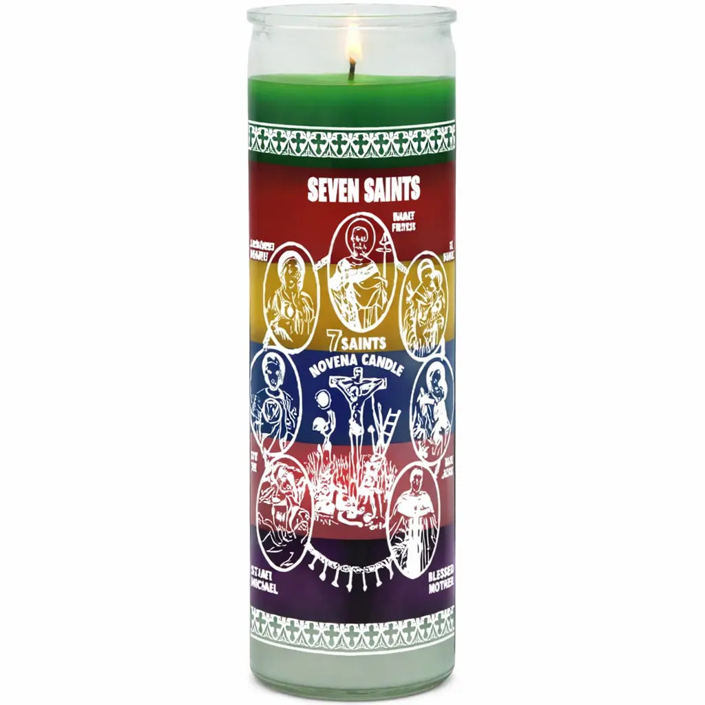 Seven Saints Candle Powerfulhand.com