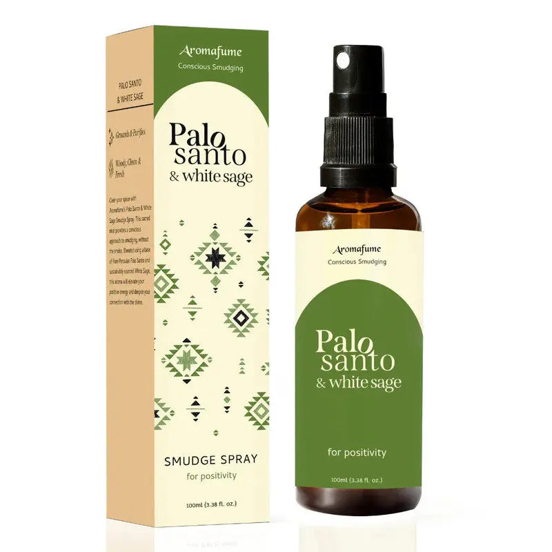 White Sage & Palo Santo Smudge Spray (100ml) Aromafume