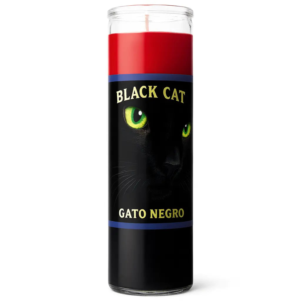 Black Cat Cocktail Candle Powerfulhand.com