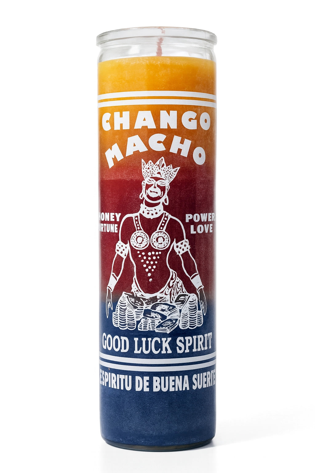 Bougie Chango Blanche & Rouge