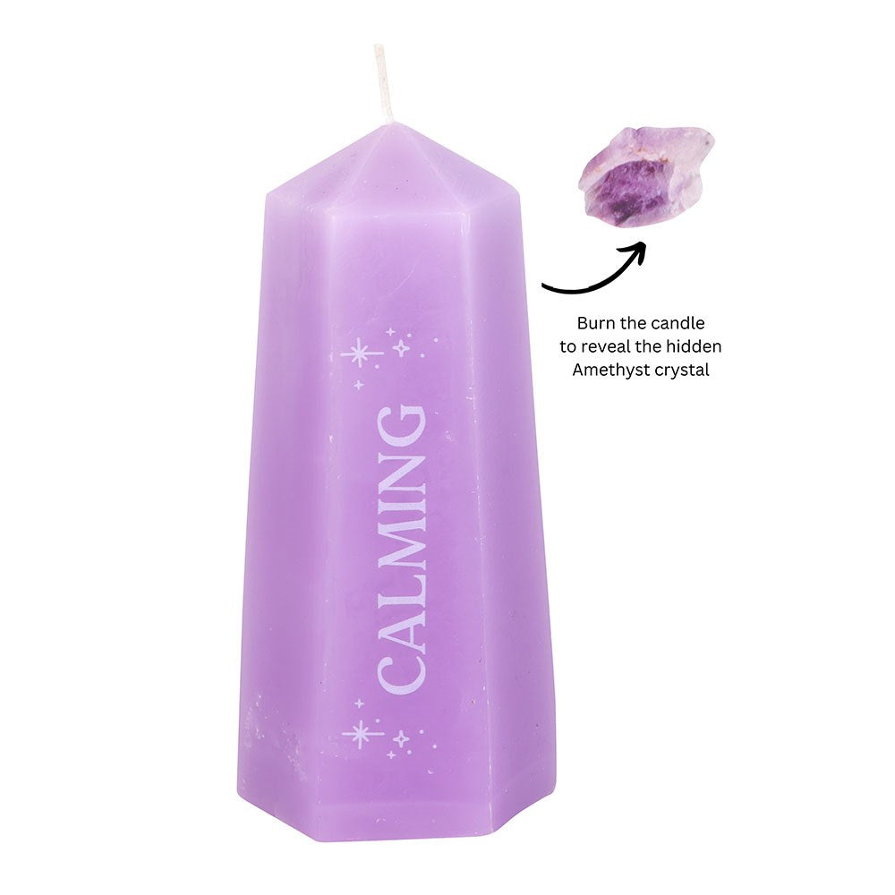 Calming Crystal Candle - Amethyst
