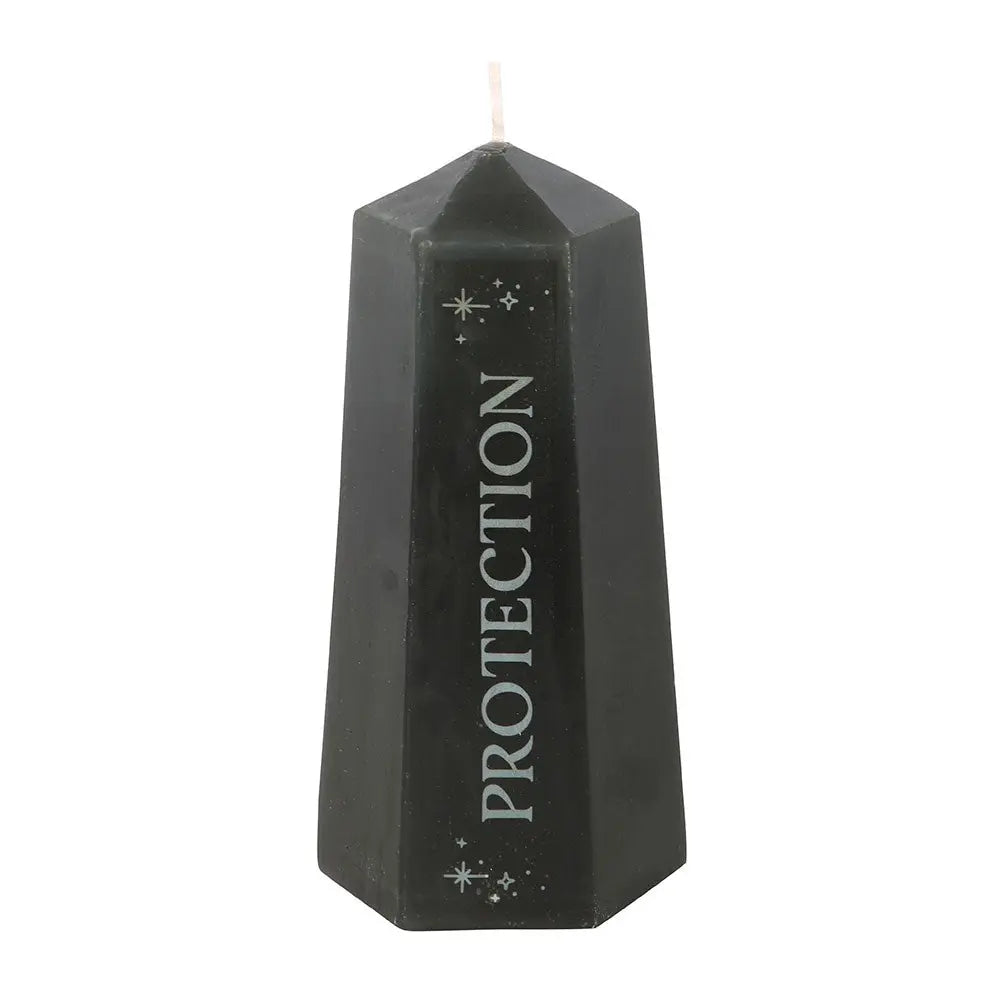 Protection Crystal Candle - Black Obsidian Something Different