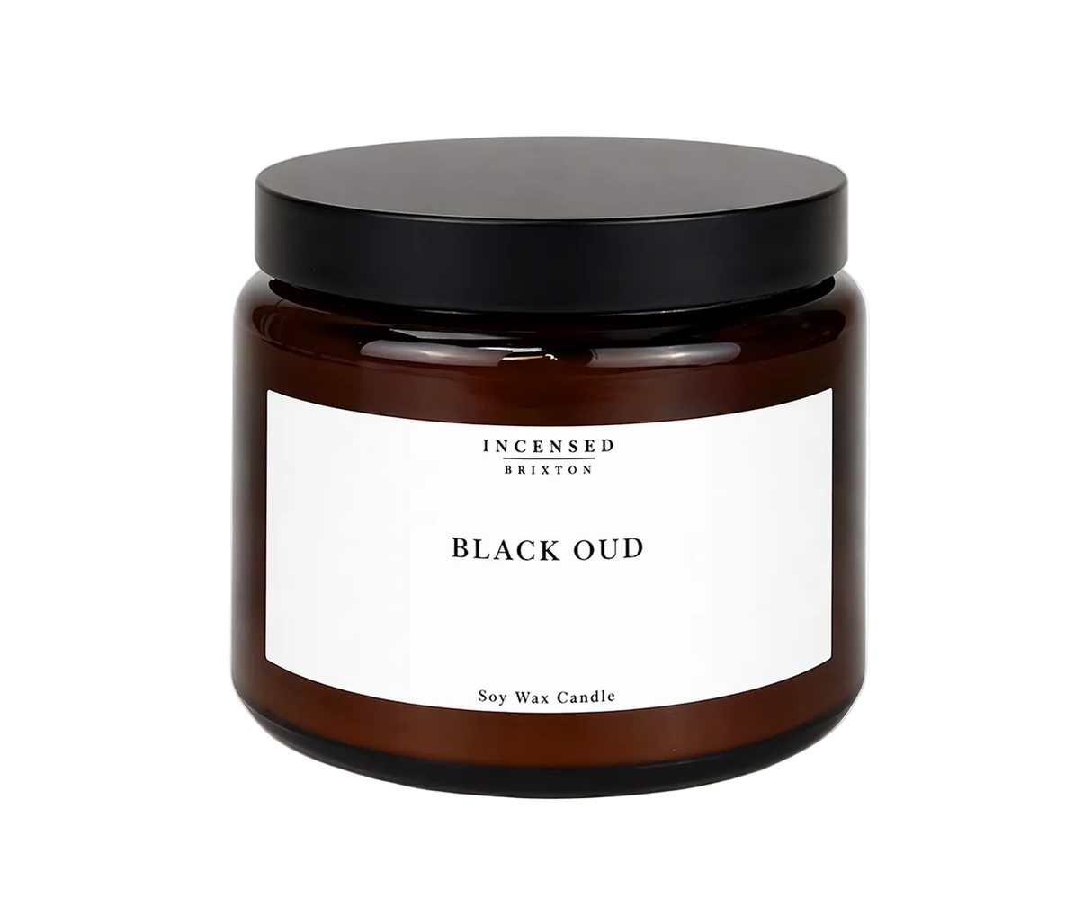 Black Oud Scented Candle (3 Wick)
