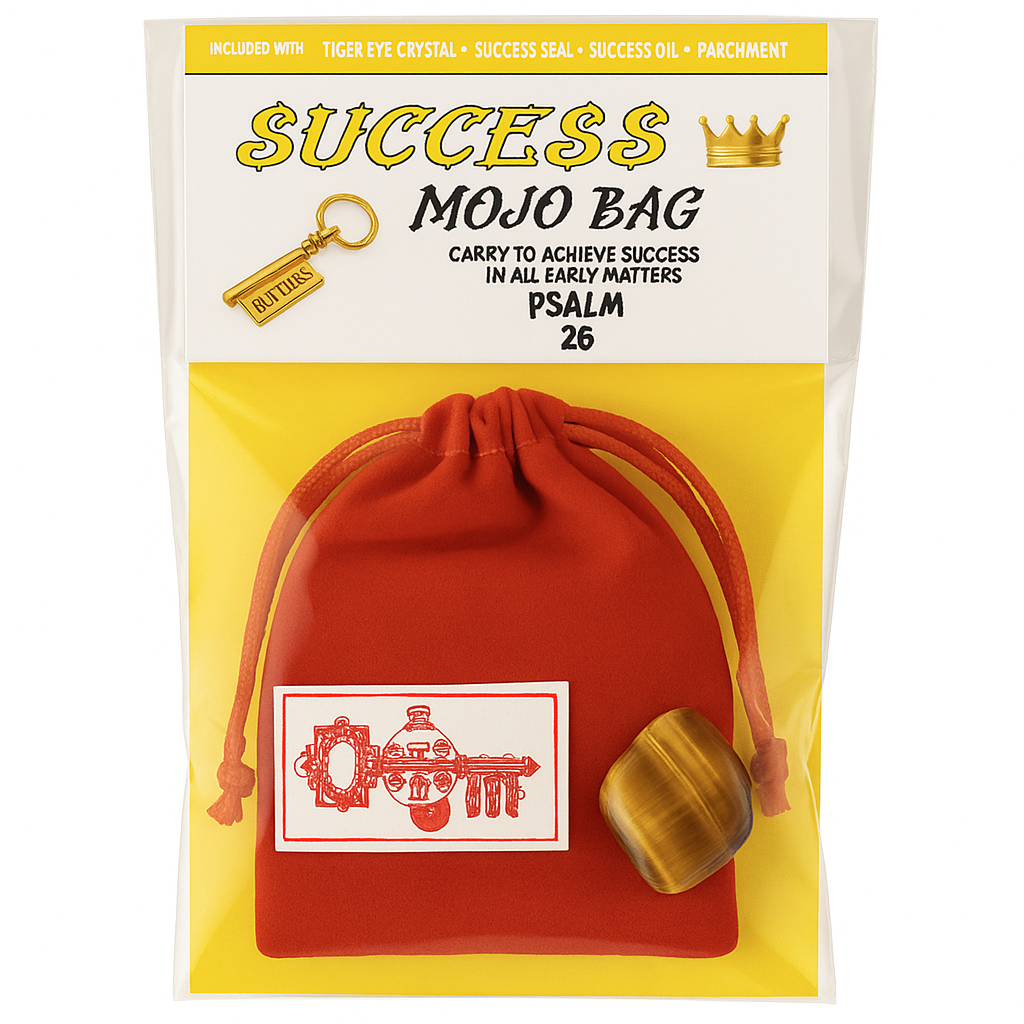 Success Mojo Bag (Tigers Eye Crystal)