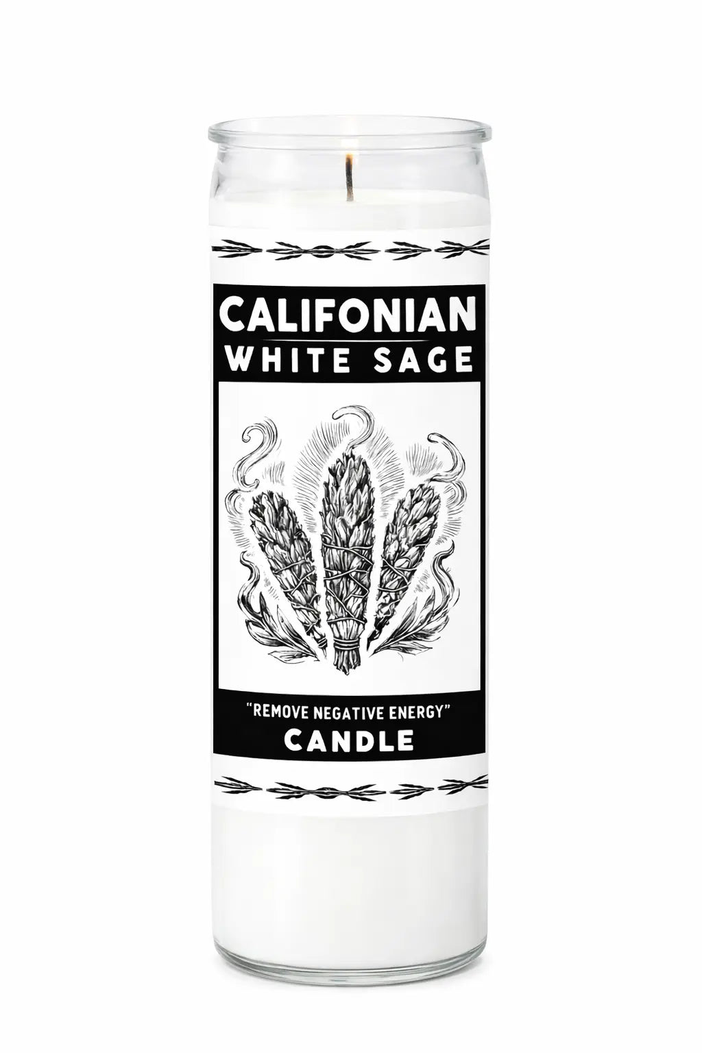 Californian White Sage Purifying Candle Powerfulhand.com