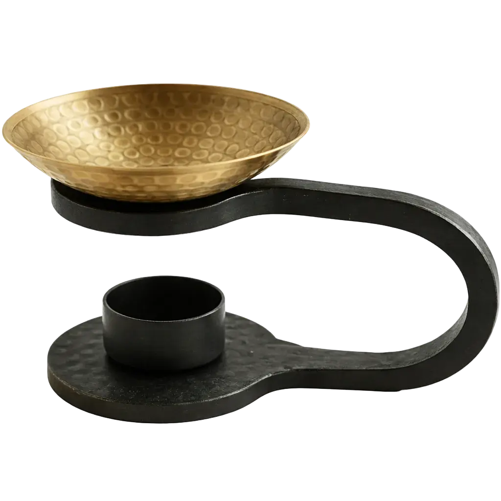 Brass & Iron Oil Burner Powerfulhand.com