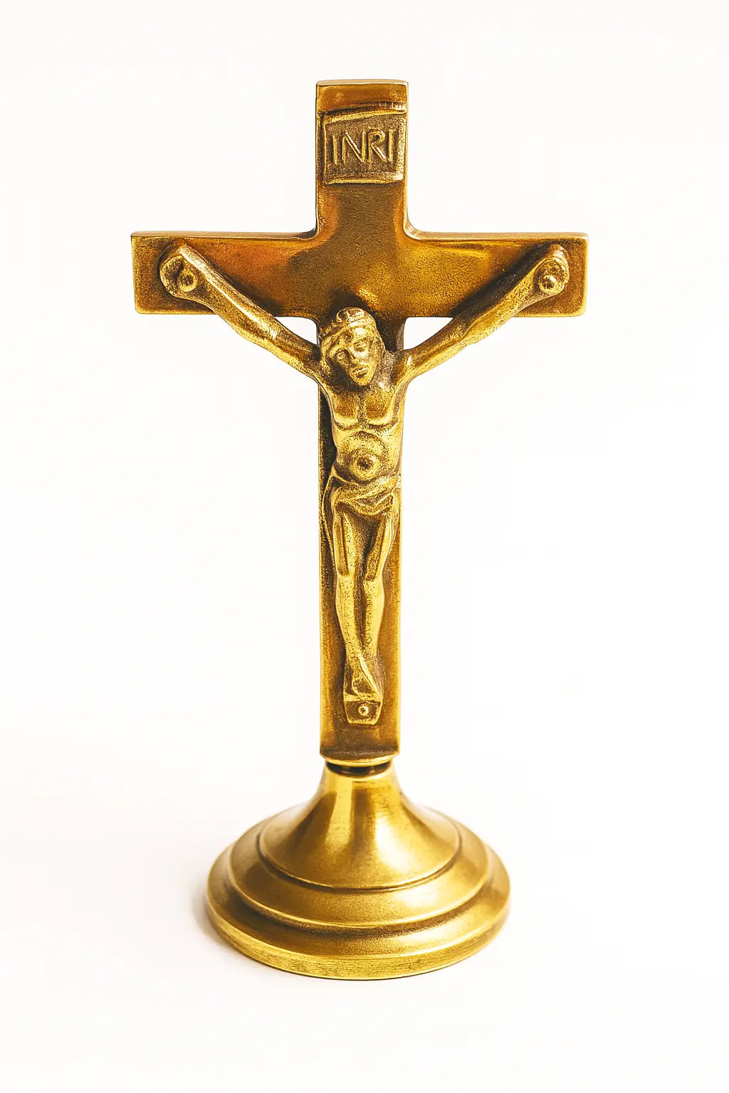 Small Brass Cross (4") Powerfulhand.com
