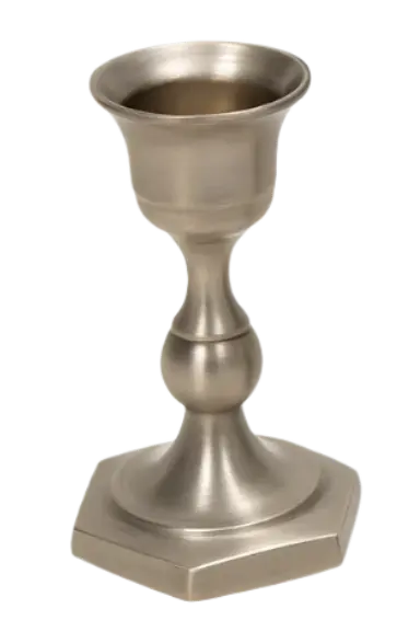 Pewter Taper Candle Holder Powerfulhand.com
