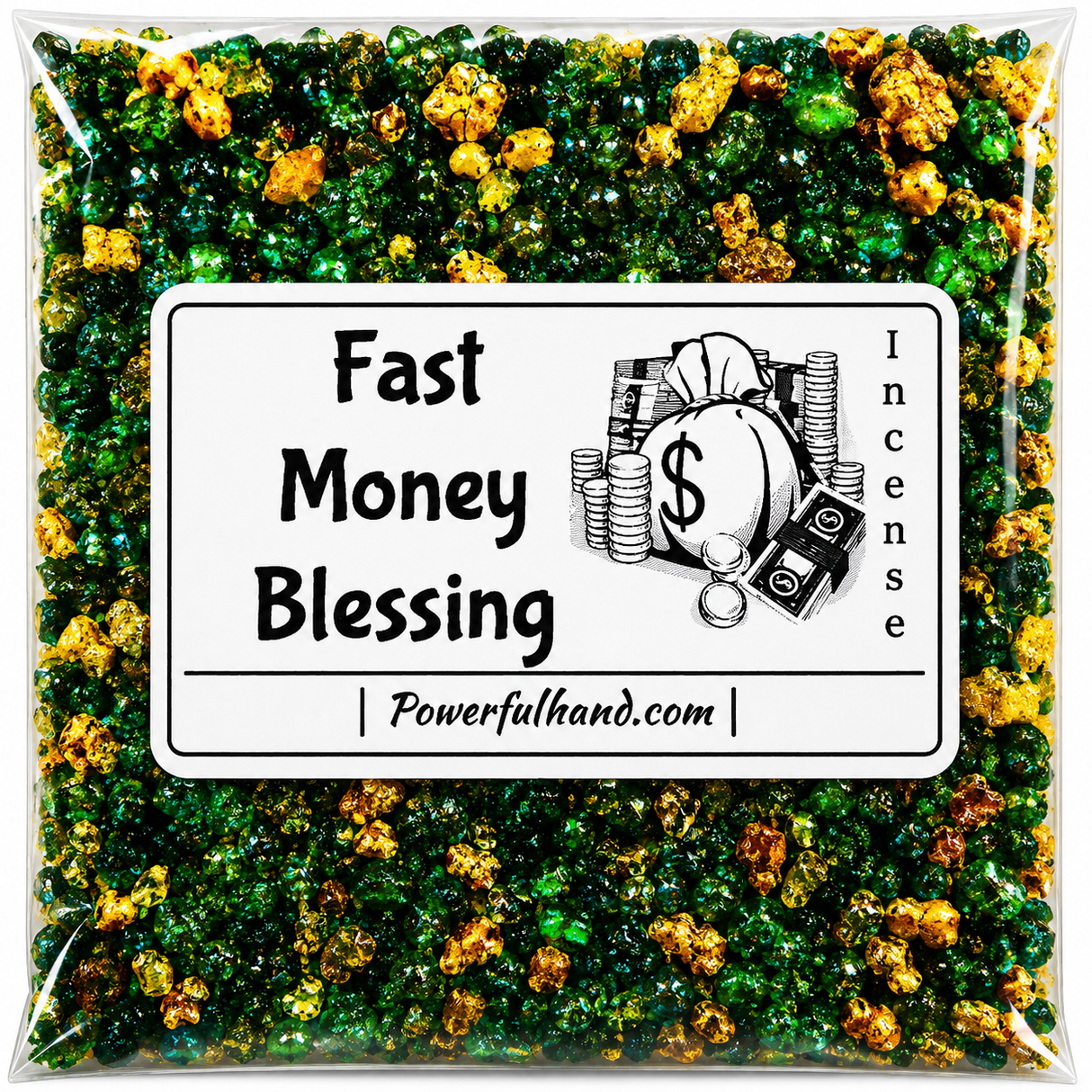 Fast Money Blessing Incense Grains