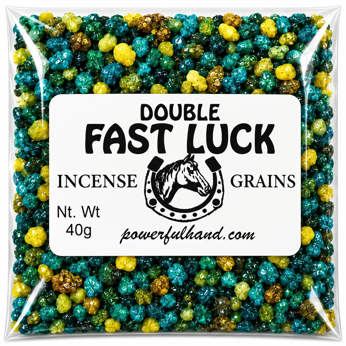 Double Fast Luck Incense Grains Powerfulhand.com