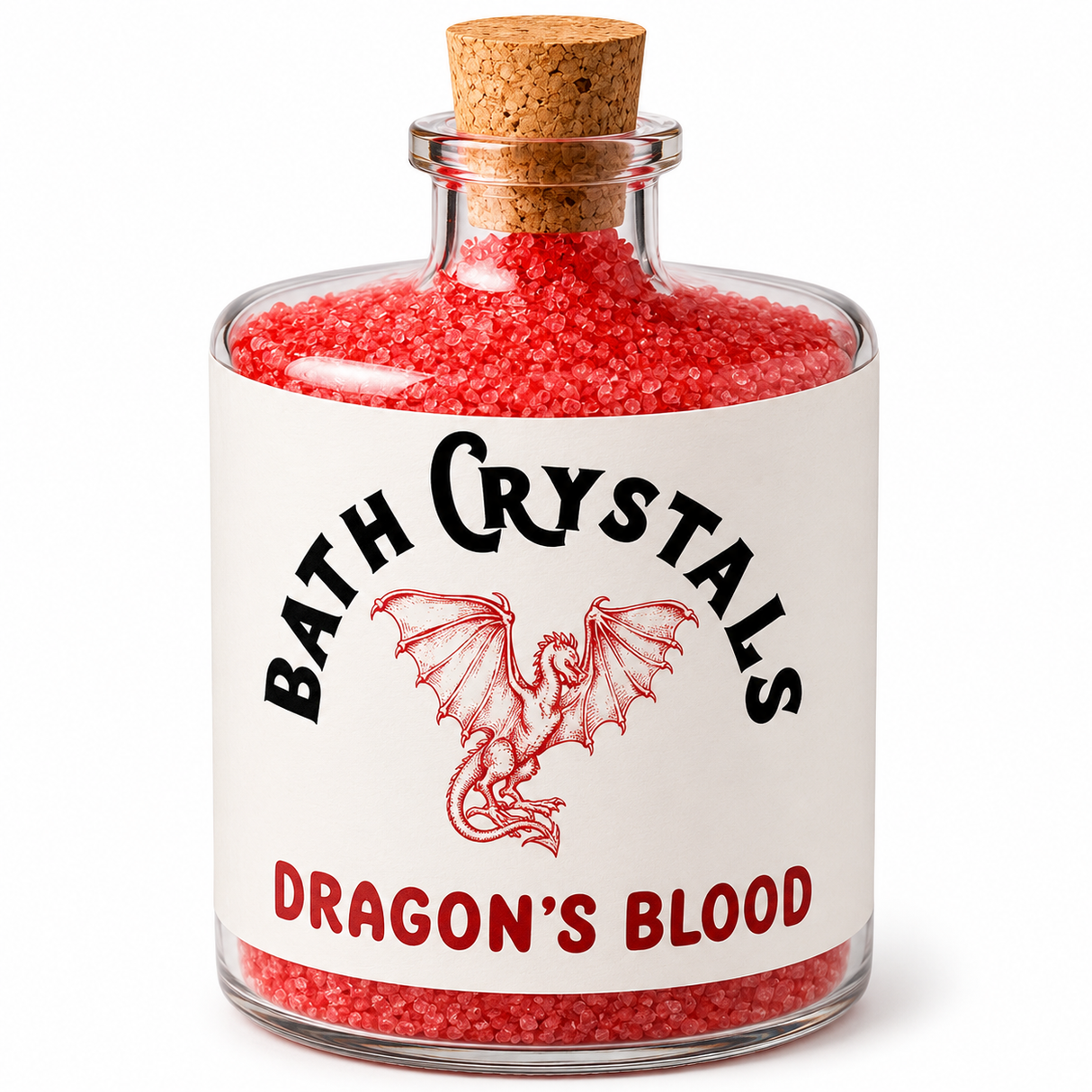 Cristaux de sel de bain au sang de dragon