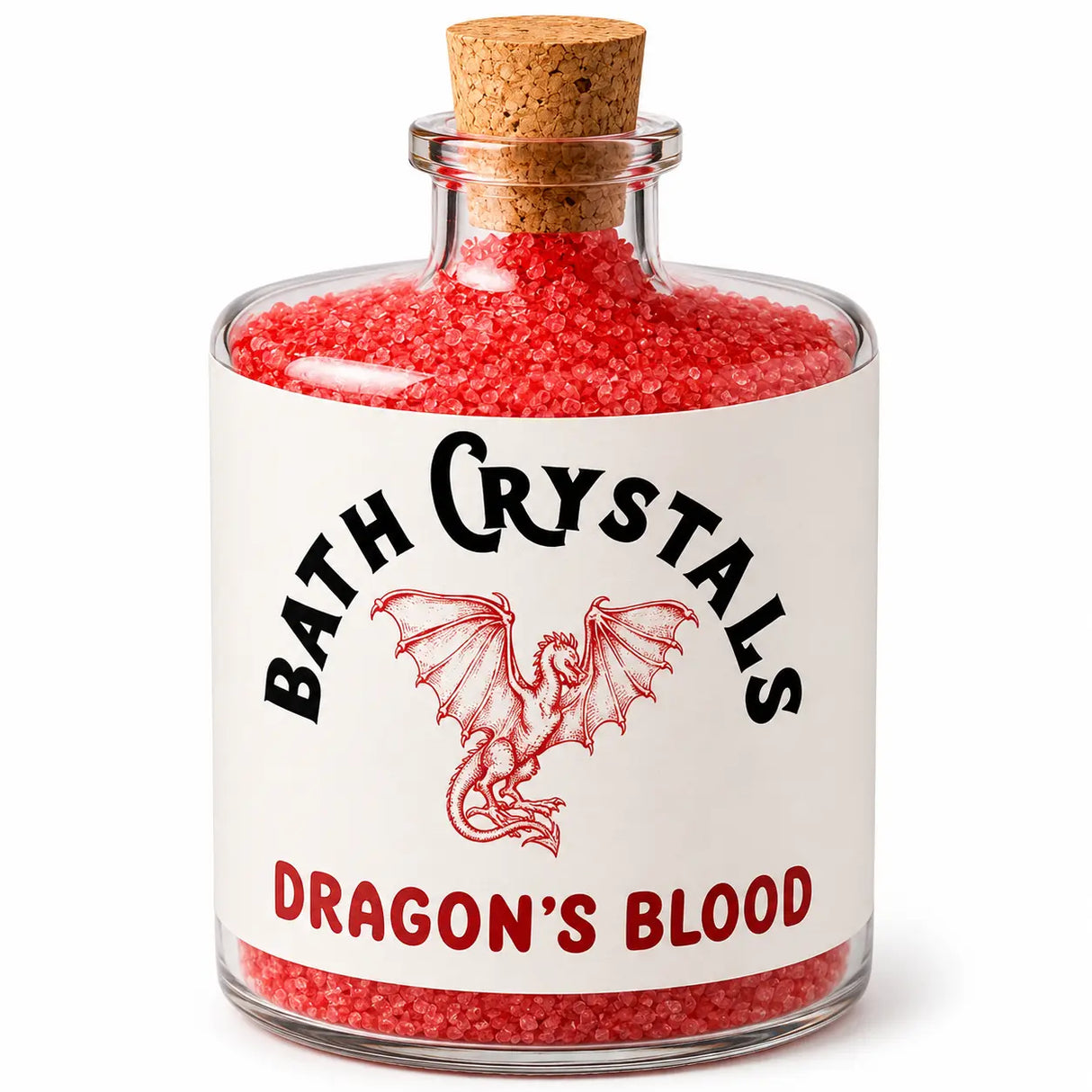 Dragon's Blood Bath Salt Crystals Blessed Horseshoe Products