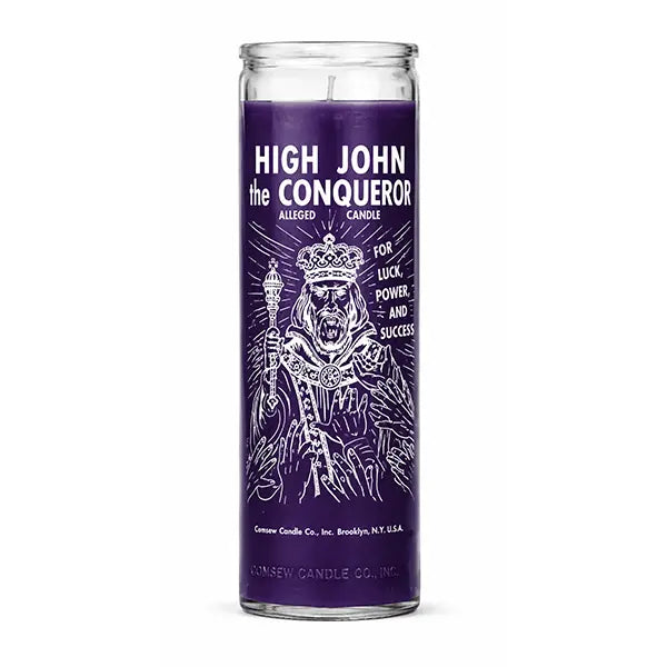 High John the Conqueror Crusader Candle Powerfulhand.com