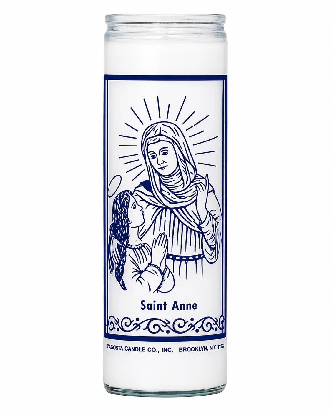 Saint Anne Crusader Candle Powerfulhand.com