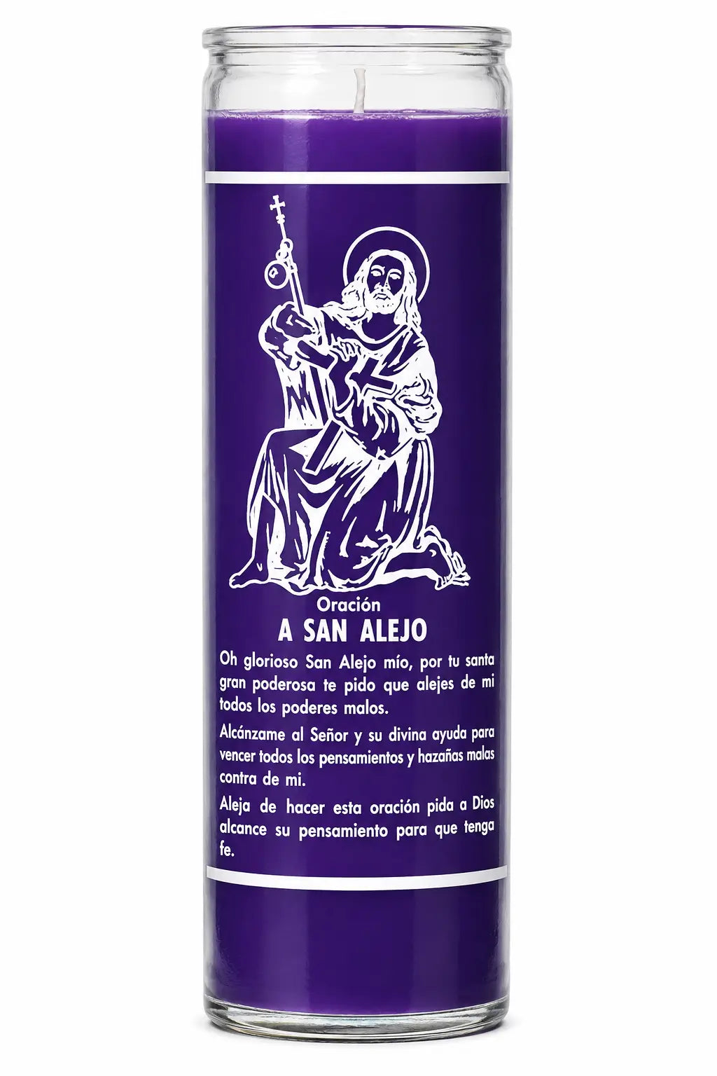 Saint Alex Crusader Candle Powerfulhand.com