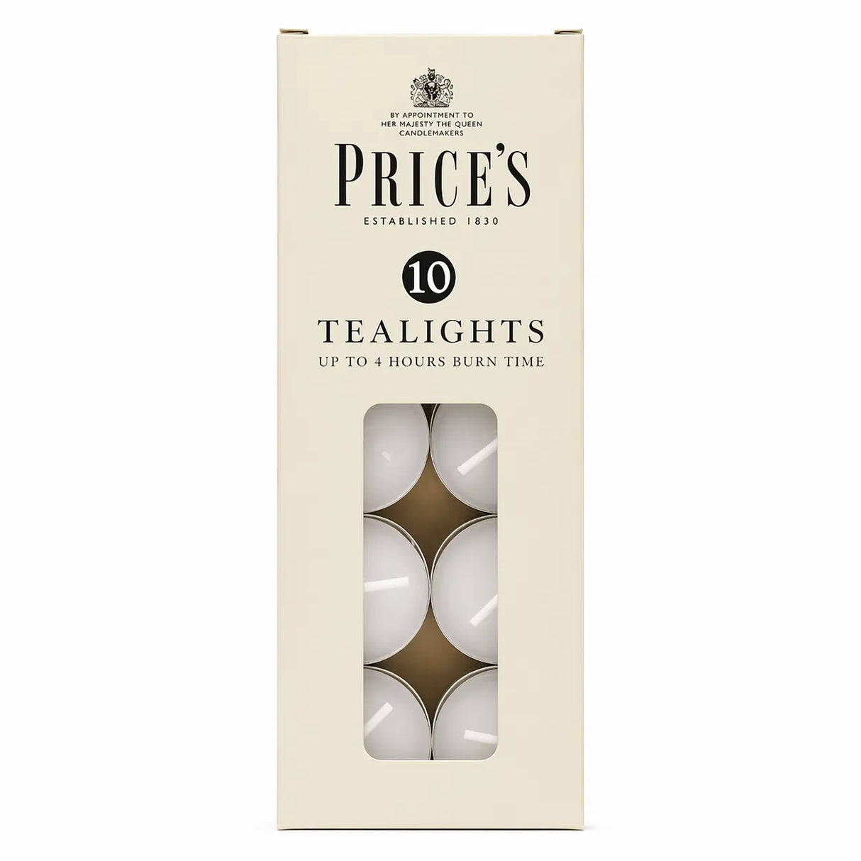 Prices White Tealights (10 Pack) Powerfulhand.com