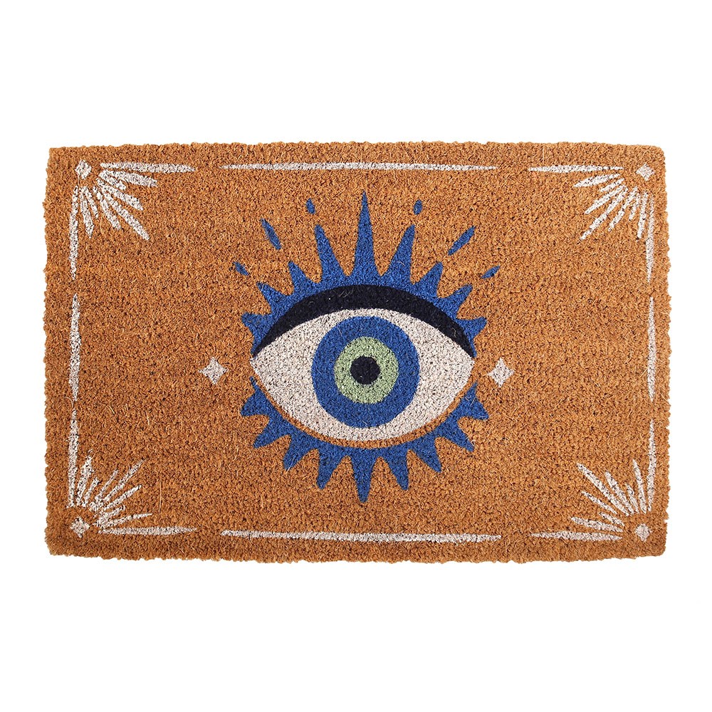 Natural All-Seeing Eye Doormat