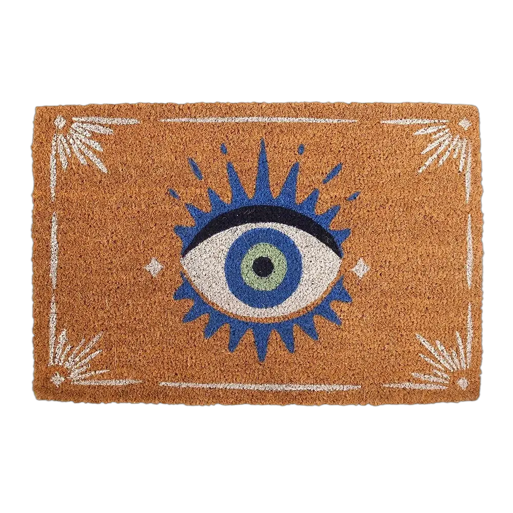 Natural All-Seeing Eye Doormat Powerfulhand.com