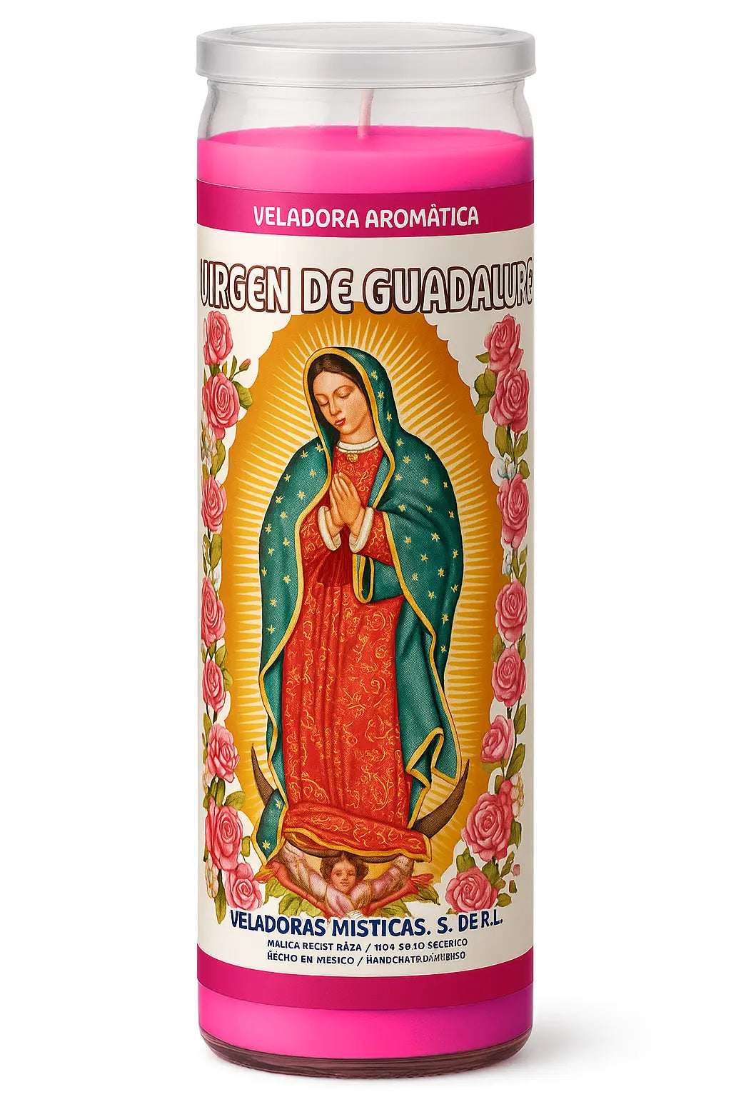 Lady of Guadalupe Dressed Candle Powerfulhand.com