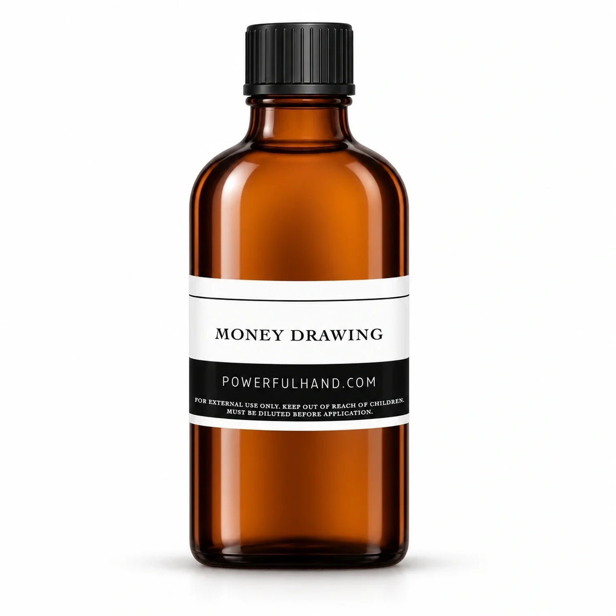 Money Drawing Oil — white background studio photo