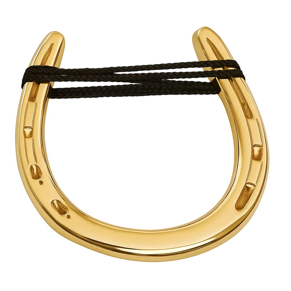 Brass Horseshoe Powerfulhand.com