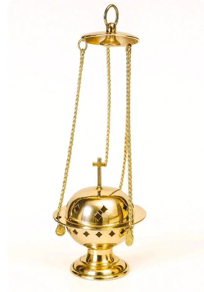 Double Chain Hanging Incense Burner Powerfulhand.com