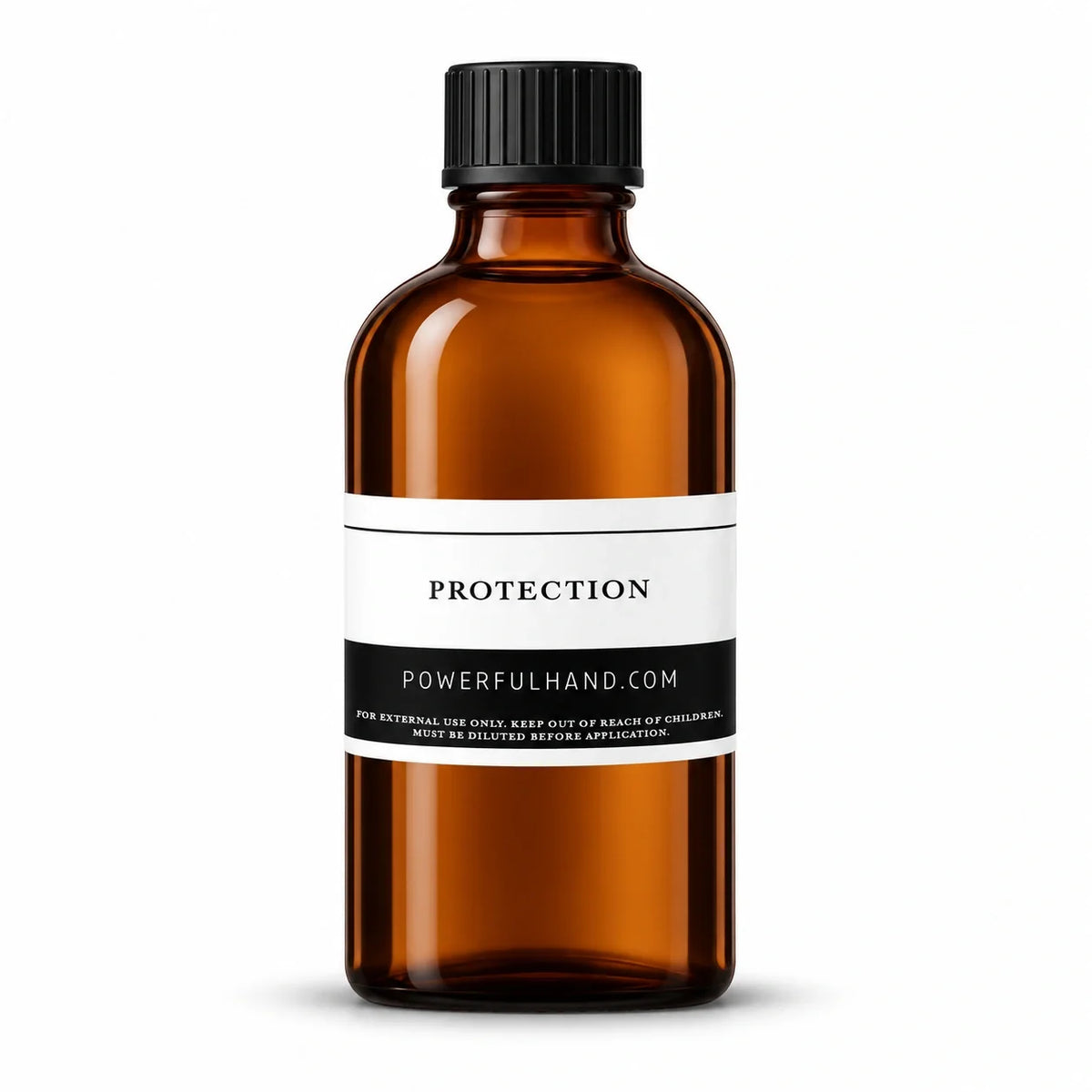 Protection Oil — white background studio photo