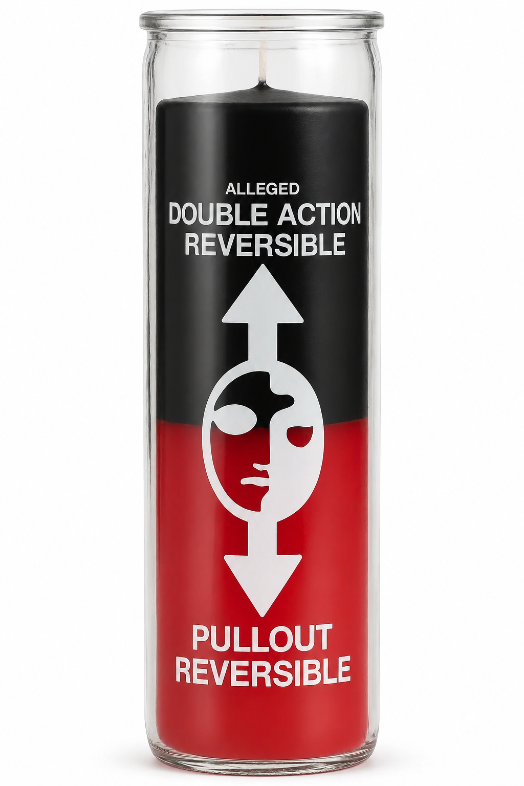 Reversible Pullout Candle — white studio background