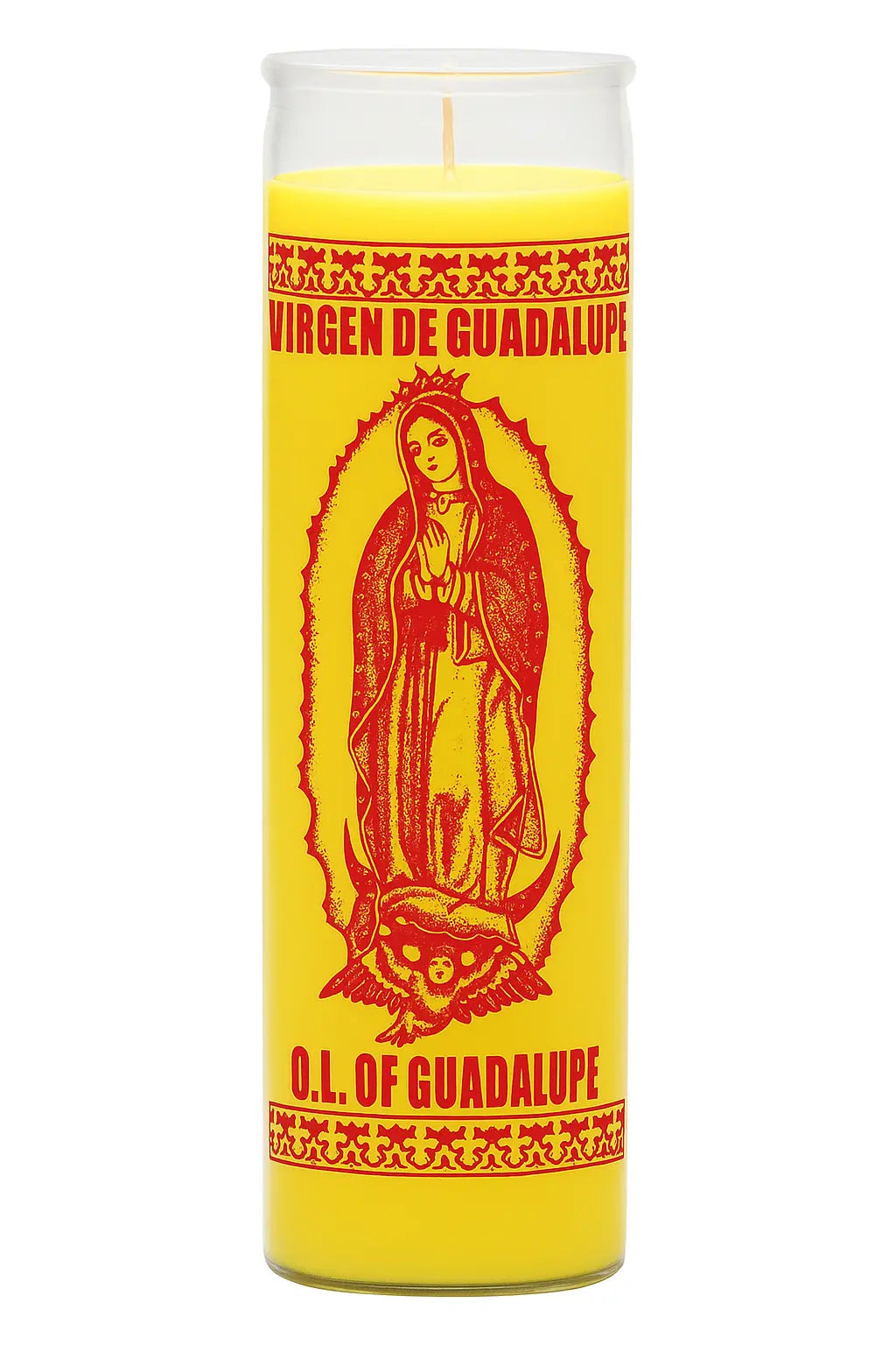Our Lady of Guadalupe Candle Powerfulhand.com