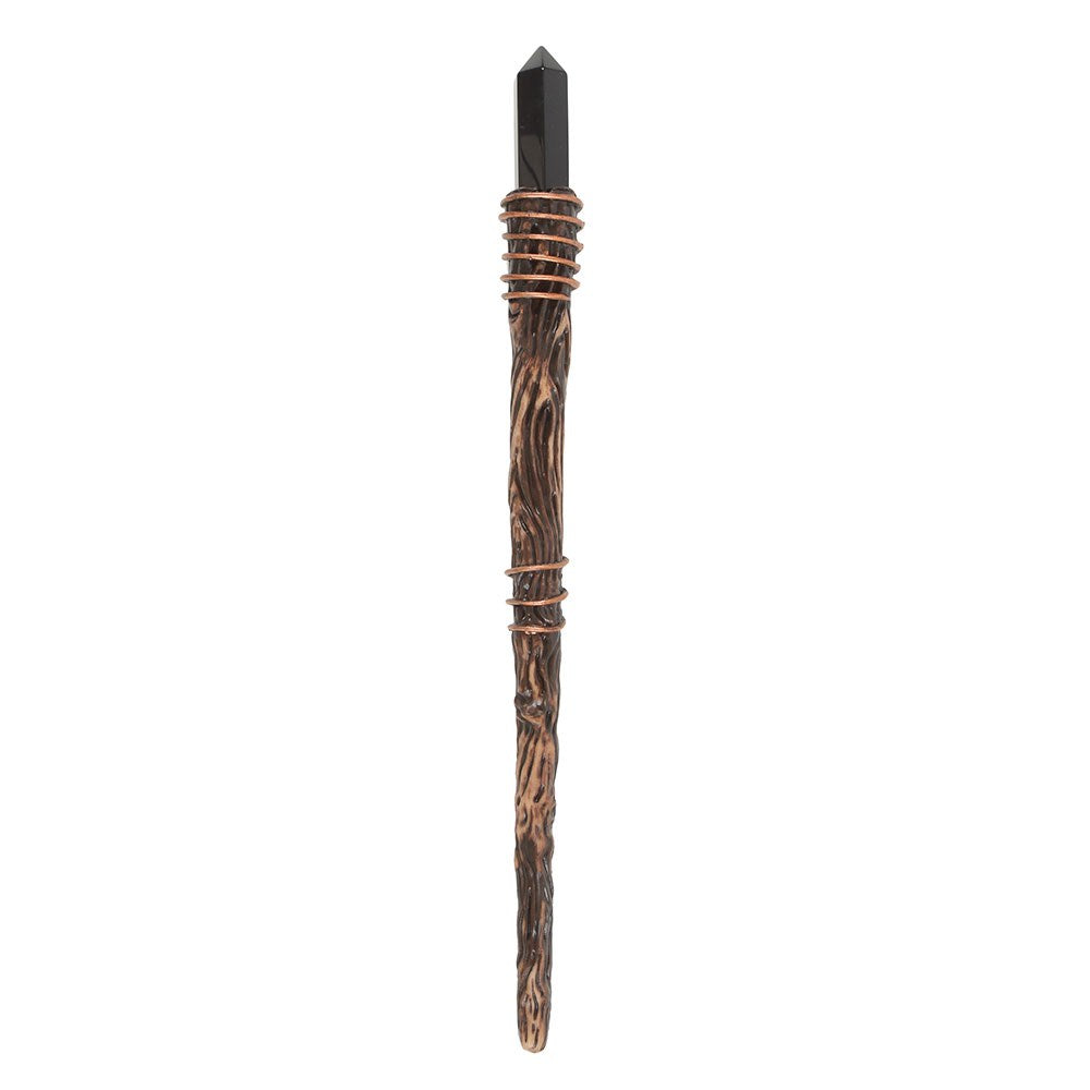 Protection Crystal Wand - Black Obsidian