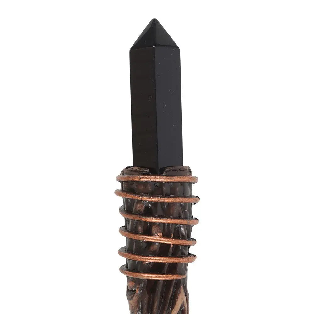 Protection Crystal Wand - Black Obsidian Something Different